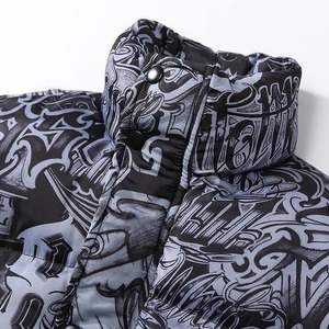 Veste matelassée à capuche pour homme, en toile de fibre de bambou, épaisse, à séchage rapide, réfléchissante, imperméable, coupe-vent, zippée, style streetwear d'hiver - Product Image 3