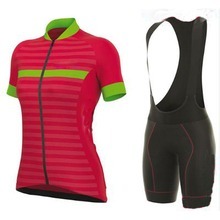 Conjunto de Ciclismo para Mujer: Maillot de Manga Corta con Cremallera y Culotte Acolchado de Secado Rápido - Product Image 3