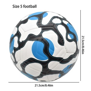 Ballons de football taille 5/4/3, avec pompe à air, ballon d'entraînement pour enfants et adultes - Product Image 5