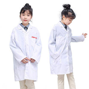 Ensemble de blouses de laboratoire blanches unisexes taille XL pour enfants, respirantes, non toxiques, équipement scientifique pour l'école primaire, tenues d'hôpital - Product Image 3