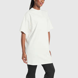 Camiseta de Algodón para Mujer, Corte Ajustado, con Logotipo Personalizado, Estilo Urbano, Hombros Caídos, Ecológica, Hip Hop, Secado Rápido, Transpirable para Verano - Product Image 3