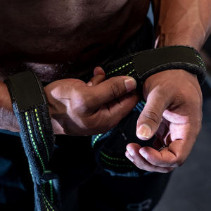 Correas de Levantamiento de Pesas de Algodón Ajustables de Alta Calidad, Antideslizantes, Ligeras, Transpirables, de Alta Elasticidad, Unisex, con Cierre de Gancho y Bucle - Product Image 4