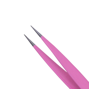 Pinzas de Precisión para Cejas con Punta Puntiaguda, Herramienta de Belleza Profesional de Acero Inoxidable para Salón, Spa, Cuidado Personal y Depilación - Product Image 3