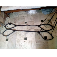 Ensemble de harnais pour chevaux en PVC de qualité supérieure, couleur noire, équipement d'entraînement pour courses de chevaux, accessoires d'équitation pour les sports de plein air