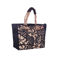 Sac fourre-tout en jute recyclé personnalisé avec motif de lettres de nom pour mariage, plage, mariée, fermeture éclair, poignée de longueur de main, usage quotidien, marque EWB West