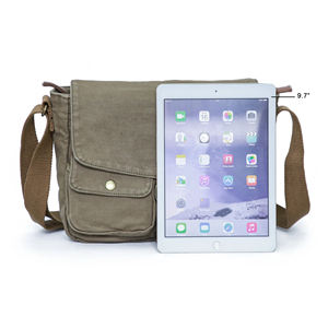 Sac messager classique en toile 2026 pour hommes et femmes, sac à bandoulière personnalisé avec logo pour hommes - Product Image 3