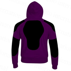 Hoodie de moto de haute qualité doublé de Kevlar avec protections CE, hoodie de moto blindé pour motards - Product Image 5