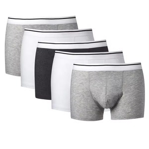 Calzoncillos Boxer Deportivos de Compresión para Hombre, Cintura Media, Algodón, Secado Rápido, Ropa Interior de Gimnasio, Logotipo Personalizado OEM, Venta al Por Mayor, Mejor Vendedor - Product Image 1