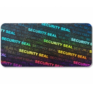 Custom Printed Hologram Security <b>Stickers</b> Tamper Evident Void Seal Labels Anti Counterfeit Adhesive Labels with <b>Logo</b> Printing - Product Image 3