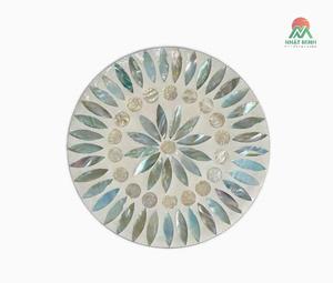 Hot Selling Ins Trend Heat-insulating for Round Shell Dining <b>Table</b> High-<b>end</b> European-style Restaurant Placemat with Round Tray - Product Image 6