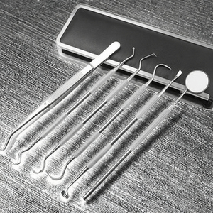 Ensemble d'instruments chirurgicaux dentaires BK Industries en acier inoxydable certifié CE, poignée ergonomique, classe II, manuel, argent, extraction dentaire - Product Image 3