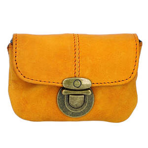 Bolso de cuero genuino para hombre, bolso de negocios, bolso de mano con cremallera, bolso impermeable de cuero para hombre, bolso de cintura - Product Image 1