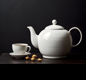 Elegante tetera con diseño de lunares, boquilla de vertido suave, mango de agarre cómodo, cuerpo que retiene el calor, perfecta para servir té con elegancia. - Product Image 3