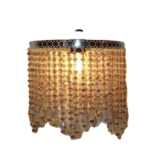 Decoración completa para el hogar, lámpara de mesa con marcos de fotos de una selección, con cuentas de cristal colgantes y de pie - Product Image 3