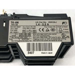 4 Relais de surcharge thermique Fuji Electric TK-0N, 127712 - Équipements et pièces semi-conductrices d'occasion fiables à l'échelle mondiale chez - Product Image 3