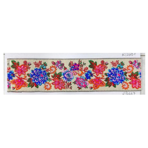 KVR High Quality Wrap Jacquard Elastic <b>Webbing</b> Lurex Polyester Nylon Stock Pattern Elastic Band - Product Image 3