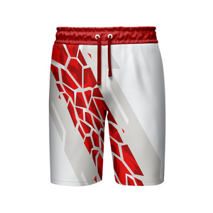 Pantalones Cortos de Baloncesto para Hombre, de Malla, con Bolsillo y Franja, Totalmente Sublimados, con Logotipo Bordado Personalizado OEM en la Entrepierna, Tendencia Actual - Product Image 3