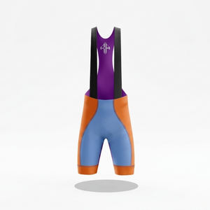 Pantalones cortos de ciclismo con diseño personalizado, material impreso Technics, poliéster/spandex, calidad premium de RIVIAN ATLANTIC - Product Image 1