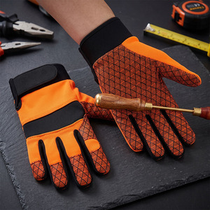 Guantes de Trabajo Mecánicos JNM SAFETY Amara de Alta Calidad, 11 oz, Cuero Sintético Resistente, Muñequera Ajustable, Resistentes a la Abrasión y al Calor - Product Image 6