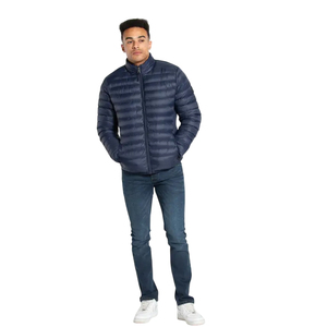 Customized Logo <b>Men</b>’s <b>Lightweight</b> Puffer <b>Jacket</b> Water Resistant Quilted Winter Coat Packable Fashion Warm Winter <b>Jacket</b> - Product Image 3