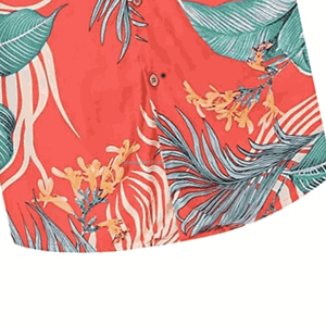 Directo de fábrica personalizado 100% algodón Hawaiano hombres camisa ecológica transpirable playa nuevo diseño suave hilo teñido de una sola pieza - Product Image 5