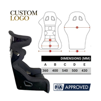 Siège de course TBRACING RS-07 Drift Racing, conforme à la norme FIA 8855-2021, pièce de voiture de course, service OEM ODM, service d'agence de marque, poids net 15 kg par siège