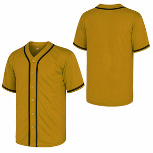 Camiseta de Béisbol Roja Personalizada con Transferencia Térmica OEM, Unisex, Transpirable, de Secado Rápido, con Cuello en V y Media Manga - Product Image 1