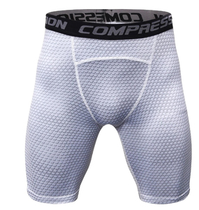 <b>Men</b> Compression Shorts Performance <b>Base</b> <b>Layer</b> Stretch Fabric Breathable Moisture Wicking Fitness Wear Reasonable <b>Men</b> Shorts - Product Image 2