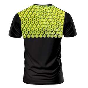 Camiseta Deportiva de Manga Corta de Nailon y Algodón con Estampado por Transferencia de Calor, Transpirable, para Equipos Deportivos - Product Image 2