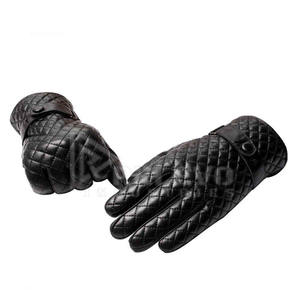 Guantes de Cuero Negros de Diseño Personalizado, Guantes de Cuero para Hombre de Alta Calidad, Precio al por Mayor, Guantes de Moda de Cuero - Product Image 5