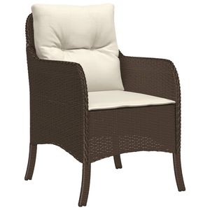 Juego de Comedor para Jardín en Color Marrón y Crema - Product Image 4