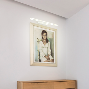 Indoor Led <b>Wall</b> Lamp <b>Chrome</b>/Black Shade Modern Design IP44 Grade 3000K/4000K/6000K Color Temperature Iron/Stainless Steel - Product Image 3