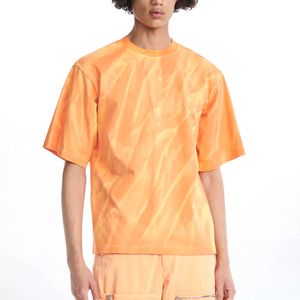 T-shirt à manches courtes surdimensionné pour homme, 100% coton, séchage rapide, écologique, respirant, tricoté, col rond, style décontracté - Product Image 3