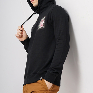 Sweat-shirt à capuche noir pour homme, coupe classique, imprimé avec des lettres, vêtement décontracté pour l'automne - Product Image 2