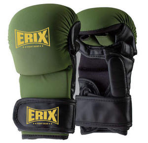 Gants de sparring MMA en cuir véritable personnalisés, gants d'entraînement de grappling et de kick-boxing, prix de gros - Product Image 5