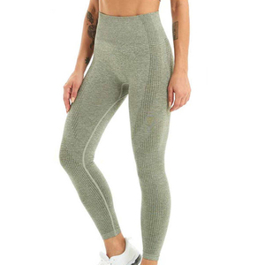 Custom Logo New Arrival Leggings And Sports Bra <b>Set</b> Compression <b>Gym</b> Tight Pants Wear Women Fitness <b>Sets</b> Solid <b>Green</b> Fitness Wear - Product Image 4
