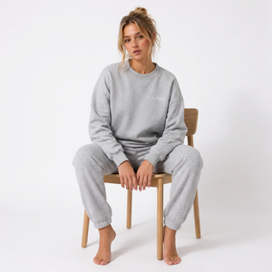 Conjunto de Sudadera y Pantalones Deportivos de Forro Polar Personalizados para Mujer, Ropa de Moda de Marca Privada, Fabricante y Proveedor de Ropa al por Mayor - Product Image 1