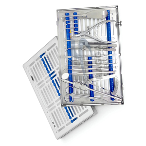 Nouveauté - Kit d'instruments de chirurgie parodontale manuels certifiés CE - Cassette - Chirurgie orale orthodontique - Acier - Product Image 4
