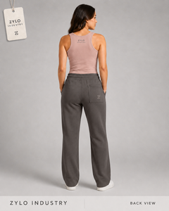 High Quality Anti-static Eco-Friendly High-Waisted Front Pocket Panels Polyester/Cotton Fleece Winter <b>Lace</b> Streetwear - Product Image 6