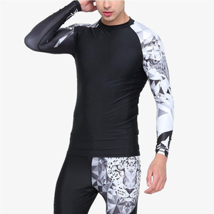 Custom Fishing Training Nylon Spandex Rash Guard With UPF 50 Ergonomic Seams And Custom Chest Logo Long Sleeve <b>Compression</b> <b>Shirt</b> - Product Image 5
