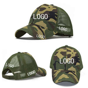 Gorra de Béisbol de Camuflaje de 6 Paneles, Ajustable, de Tela de Sarga, con Cierre de Velcro, para Uso Casual de Adultos - Product Image 4