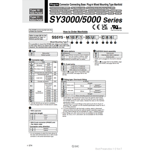 ชิ้นส่วนนิวเมติก SS5Y5-M11SEA-12B-C6นิวเมติก SMC - Product Image 1