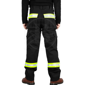 Pantalones de trabajo resistentes al fuego para construcción, pantalones de alta visibilidad con bolsillos, venta al por mayor. - Product Image 3