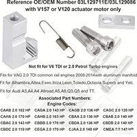 Kit de Reparación del Soporte del Colector de Admisión P2015, Compatible con Volkswagen, Audi, Skoda #   03L129711E