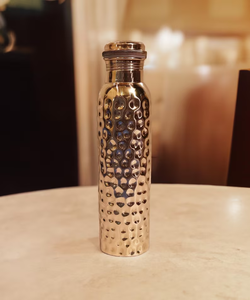 Handmade Pure <b>Copper</b> Hammered <b>Bottle</b> For <b>Drinking</b> Water - Product Image 3