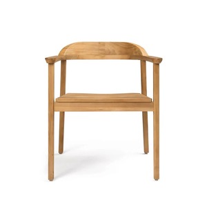Chaise de salle à manger en teck de qualité supérieure, résistante aux intempéries, mobilier de jardin pour l'hôtellerie et l'usage commercial - Product Image 2
