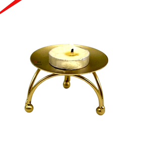 Porte-bougie décoratif en métal, porte-bougie en verre pour la décoration de la maison, couleur or, haute qualité pour la décoration - Product Image 5