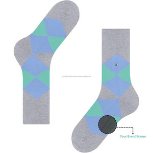 2025 calcetines antibacterianos de alta calidad para hombre, estilo de punto a la moda, logotipo personalizado, transpirable, de secado rápido, último diseño, Pakistán - Product Image 3