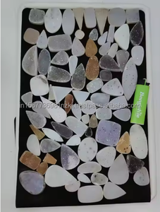 Vente en gros Dalmatien Druzy Pierres précieuses en vrac Cabochon de pierres précieuses Pierres de guérison Fait à la main Fabrication de bijoux - Product Image 6