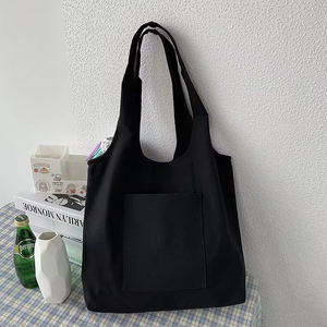 Wholesale Custom Blank <b>Canvas</b> Tote <b>Bag</b> with Front Pocket Durable Reusable <b>Shopping</b> <b>Bag</b> for Women Daily and Travel - Product Image 5